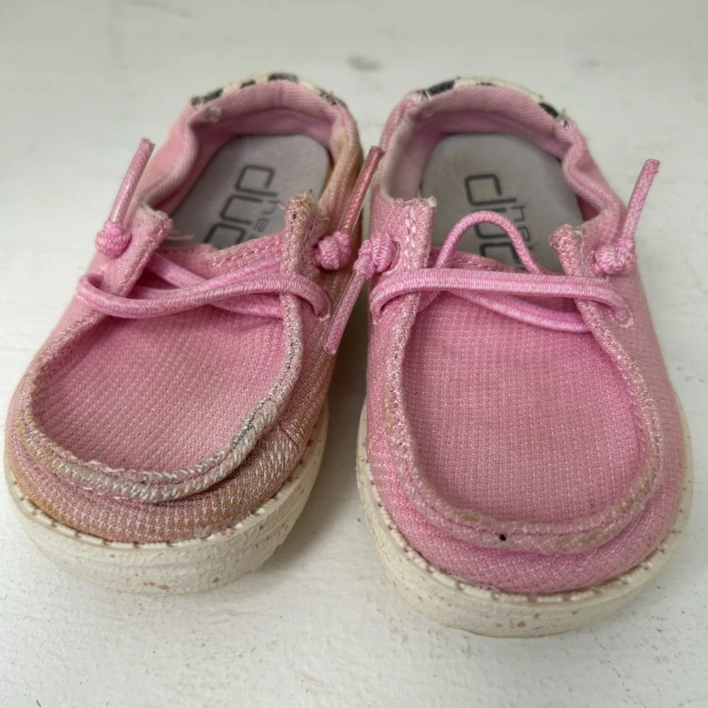 Bundle 3 pairs shoes  Hey Dude,Nike Air Max ,Snow Boots Baby Girl Pink Shoes